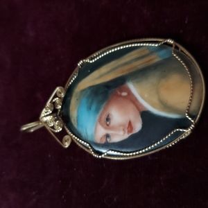 Handpainted Protrait Pendent